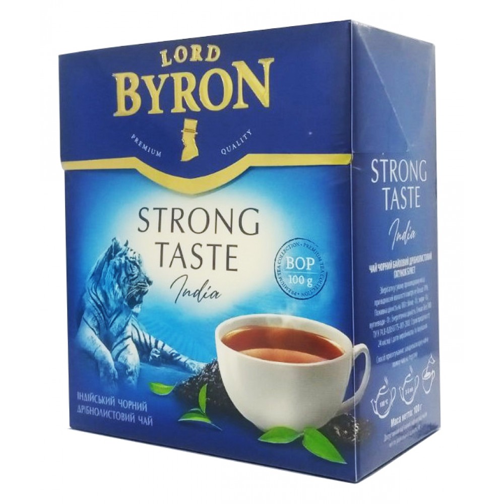 Чай чорний Lord Byron Strong Taste 100 г дрібний лист