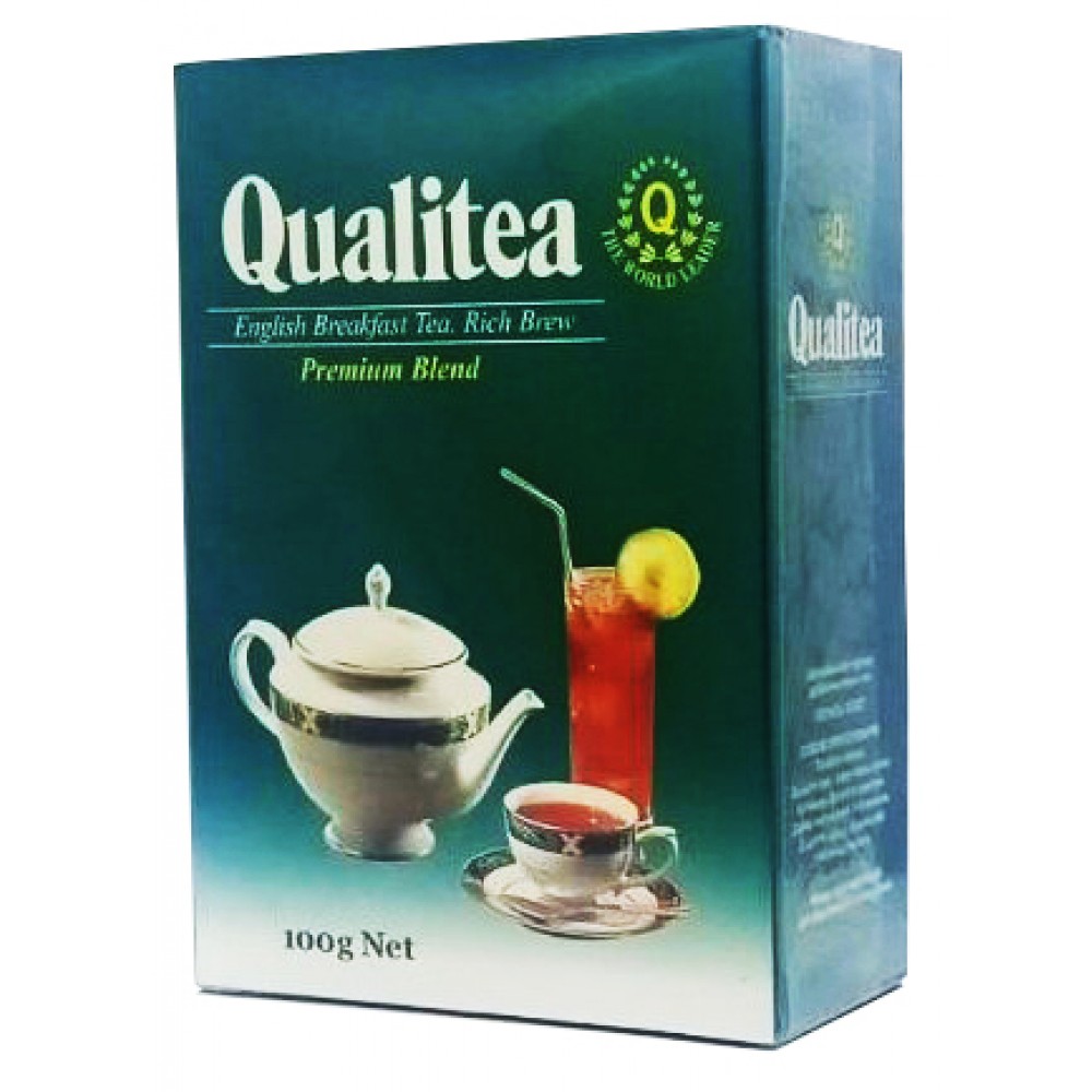 Чай "Qualitea" Англійський Сніданок 100 г дрібний лист, сорт Букет.
