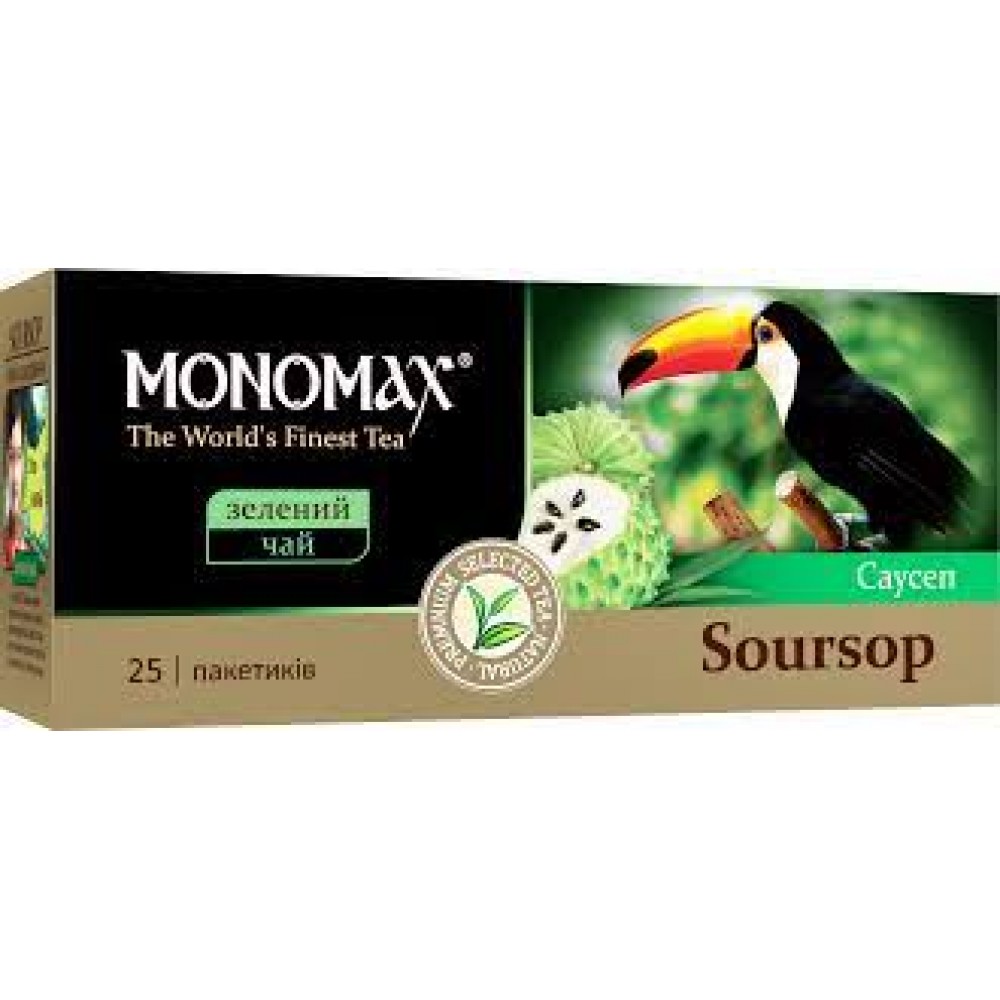 Чай "Мономах" Green Soursop, 25 ф/п