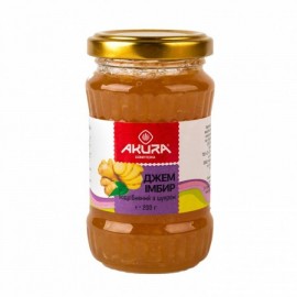 Джем "Akura" Імбир з цукром, 200 г с/б