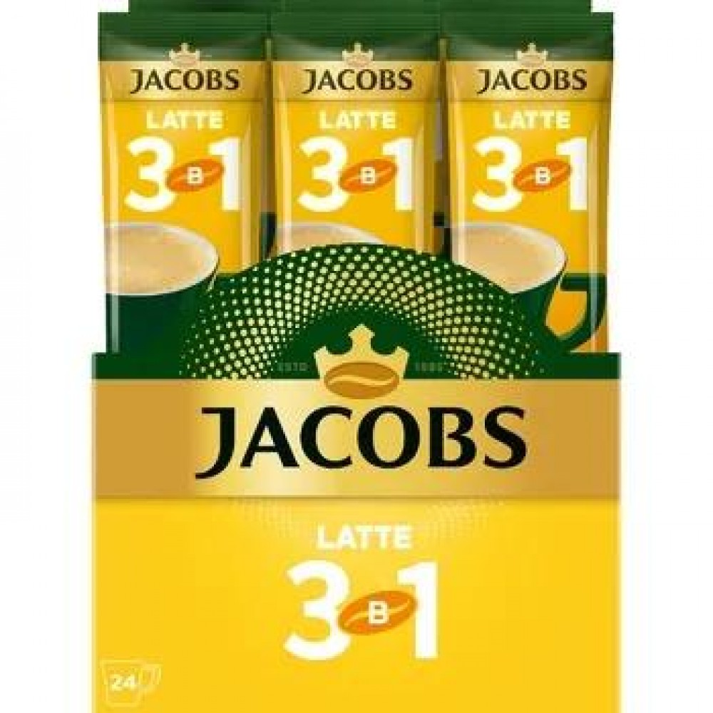 "Jacobs"  Latte, 12.5 г х 24 стіка