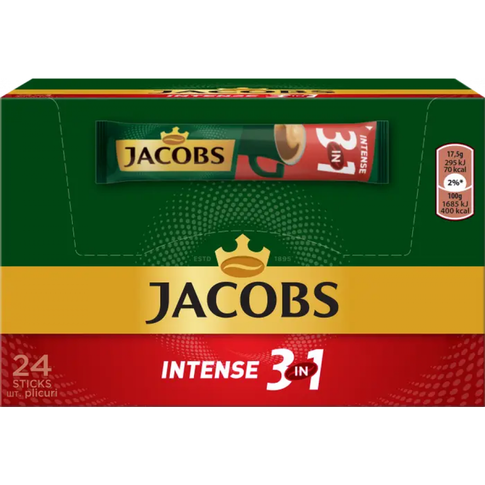 "Jacobs" Intense 3 в 13.5г*24 стіка