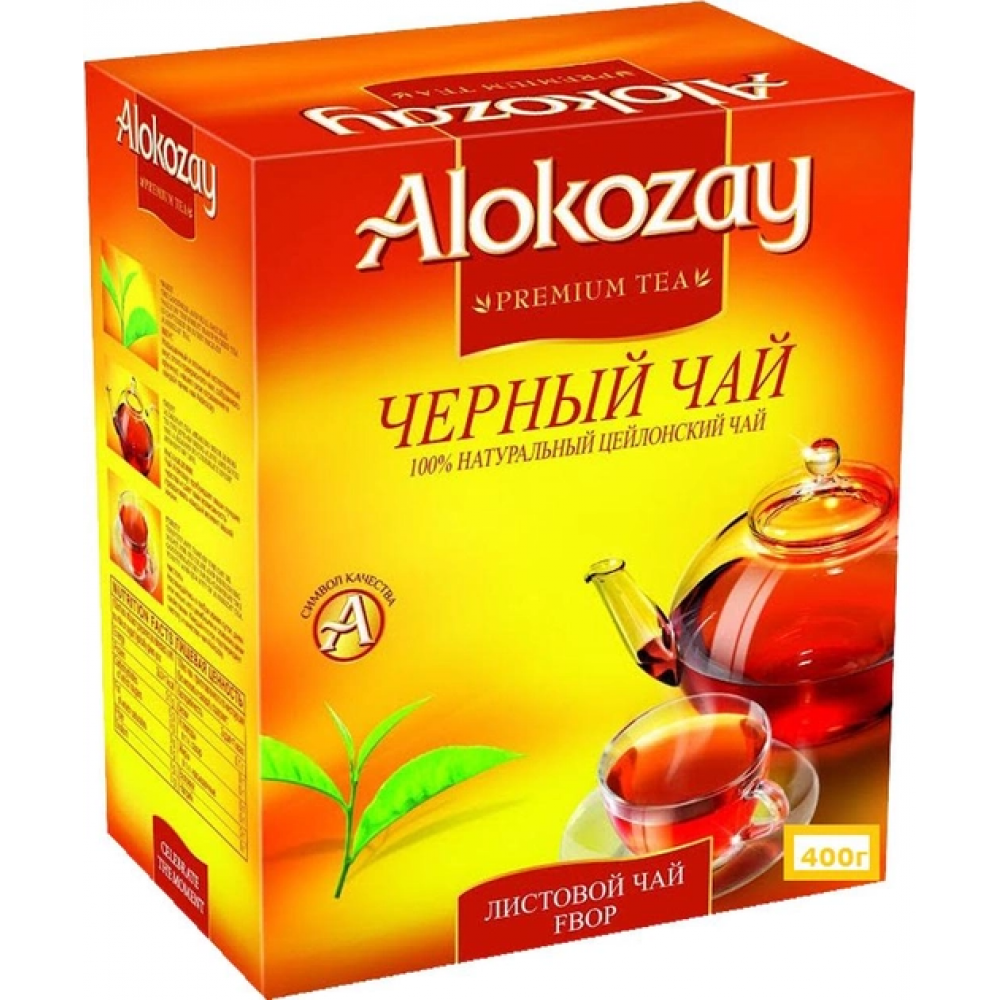 Чай чорний Alokozay BOP середньолистовий 400 грам