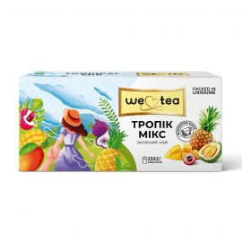 Чай цейлонский зеленый We Tea Тропик микс 25 пакетов