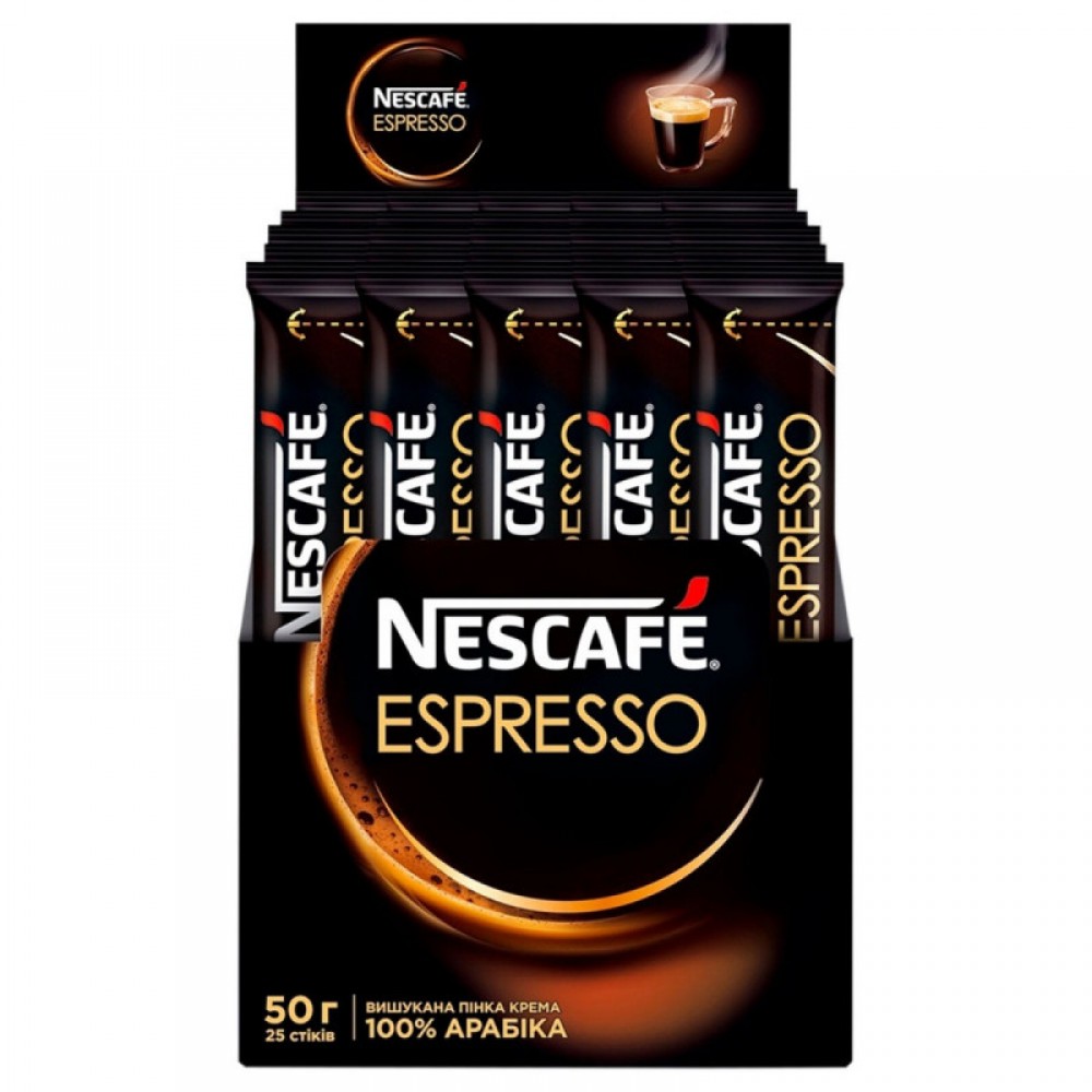 Кава "Nescafe Espresso" стік 2г*25шт