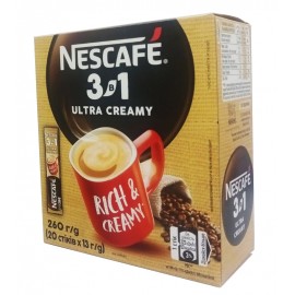 Кофе Nescafe Creamy 3в1 стик 20 пакетов по 13 грамм