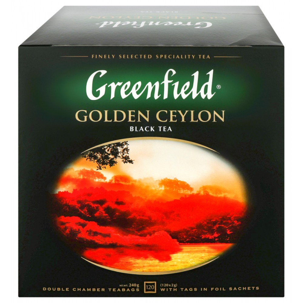 Чай "Greenfield" Golden Ceylon 120 ф/п у картонній коробці