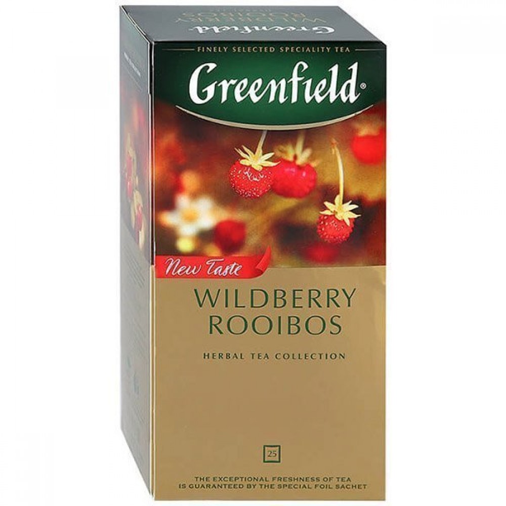 Чай "Greenfield" Wildberry Rooibos 25 пакетов