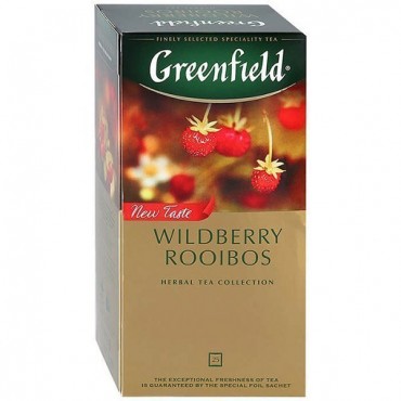 Чай "Greenfield" Wildberry Rooibos 25 пакетов