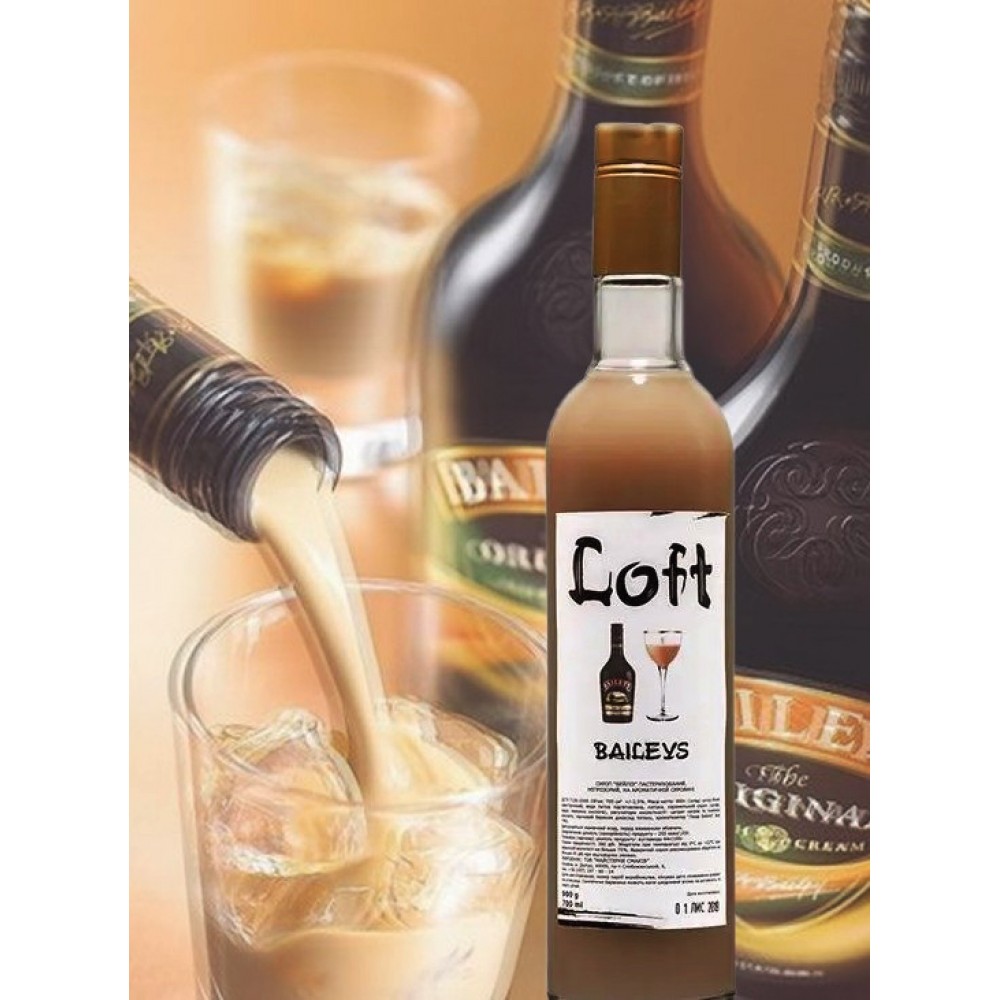Сироп Loft Baileys 700мл. у скляній пляшці.