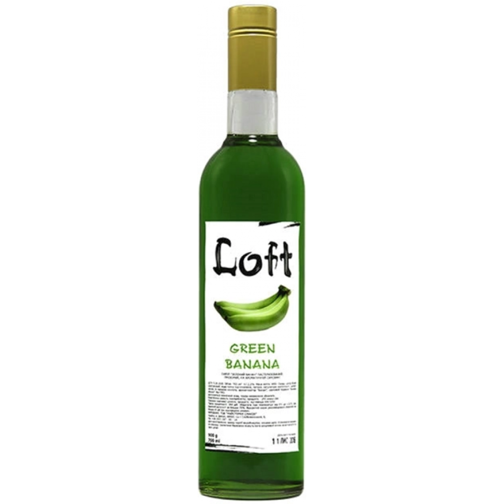 Сироп LOFT Зелений банан 700 мл