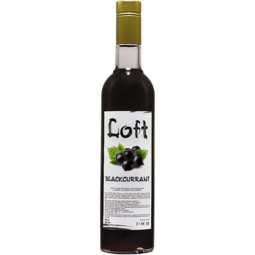 Сироп LOFT Чорна смородина 700 мл у скляній пляшці