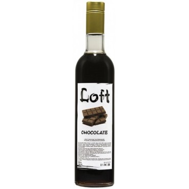 Сироп LOFT Шоколад 700 мл в стеклянной бутылке.
