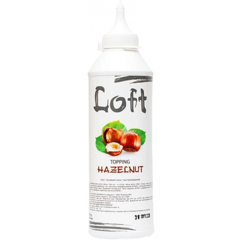 Топінг-соус LOFT Лісовий горіх 600 грам