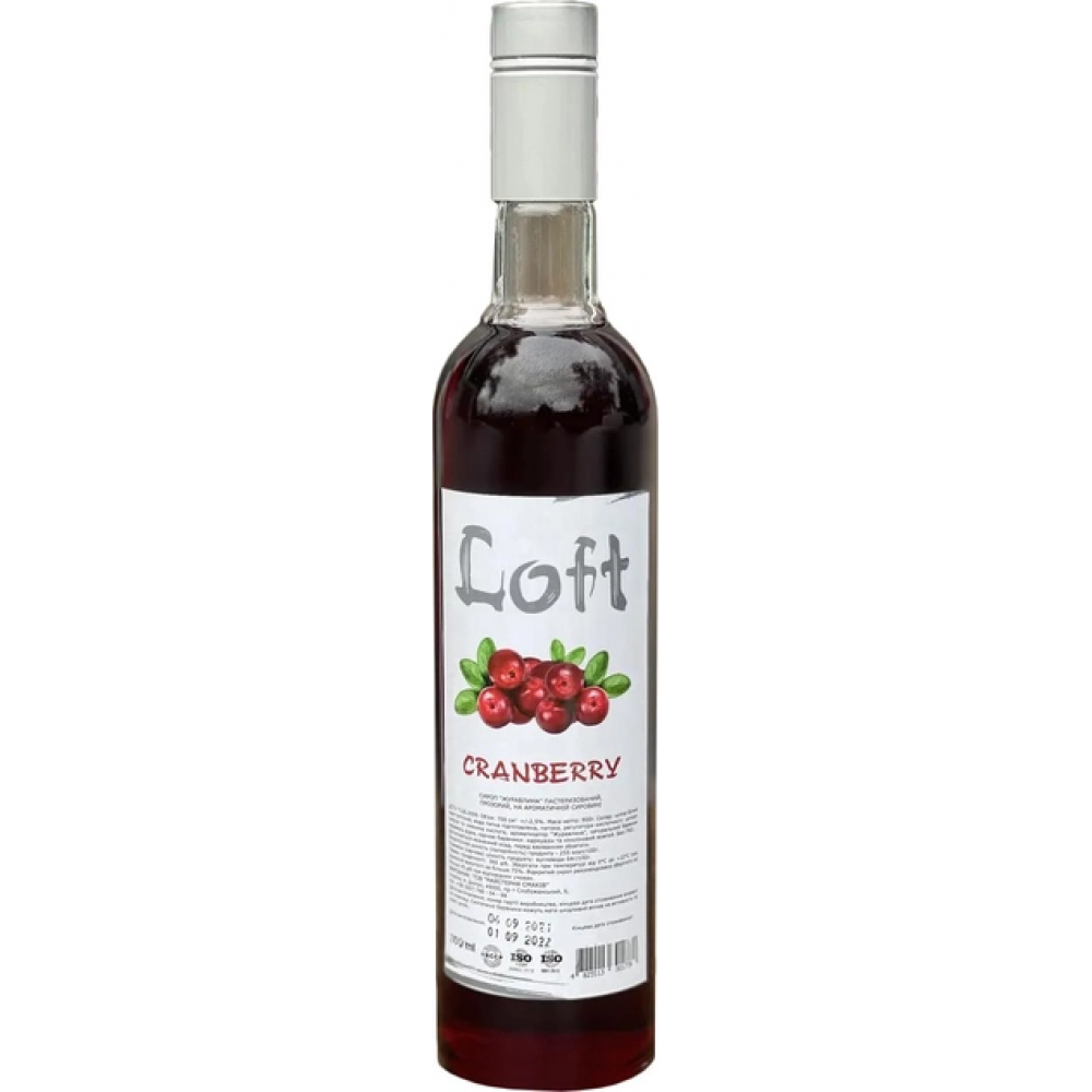 Сироп Loft Клюква 700 мл