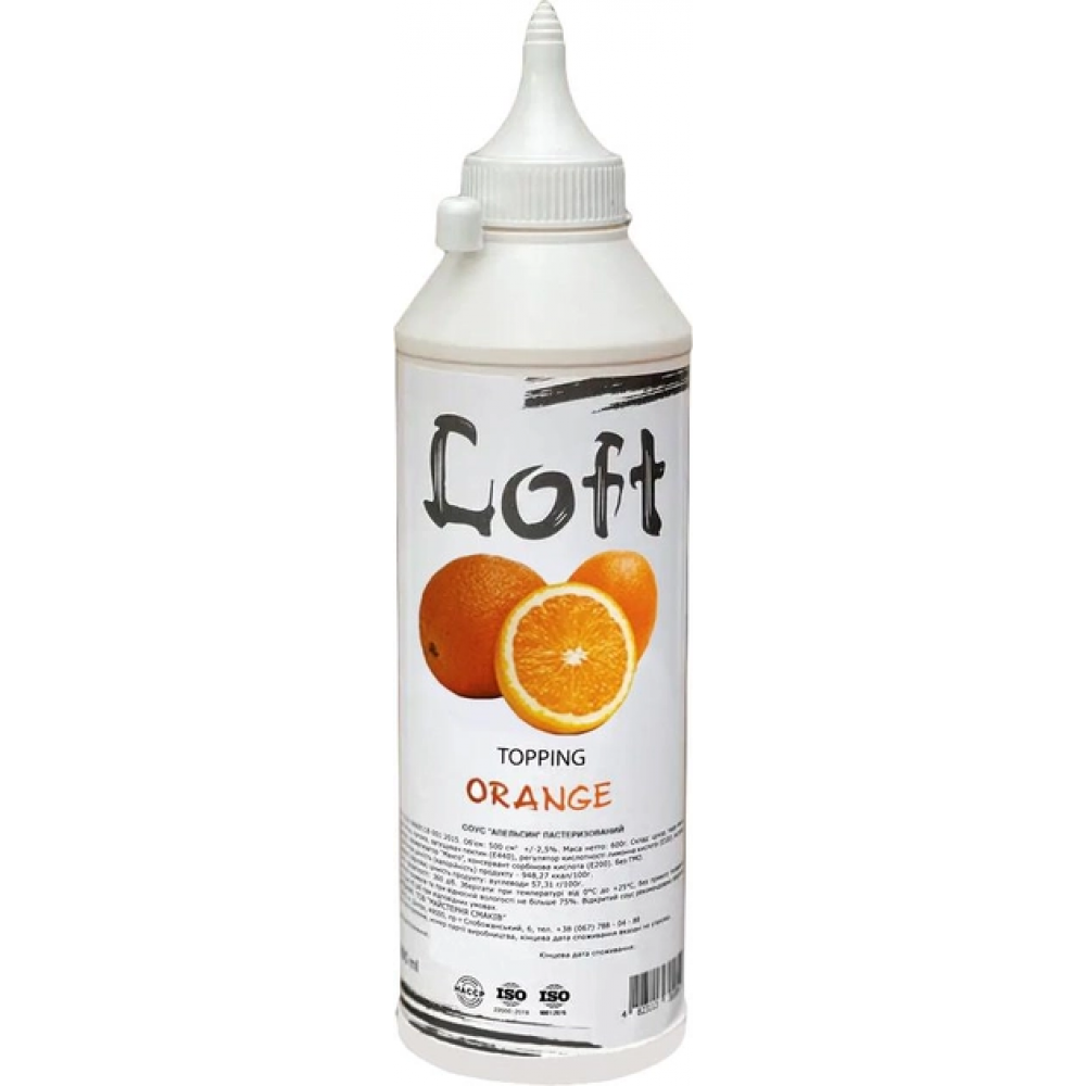 Топінг-соус LOFT Апельсин 600 грам