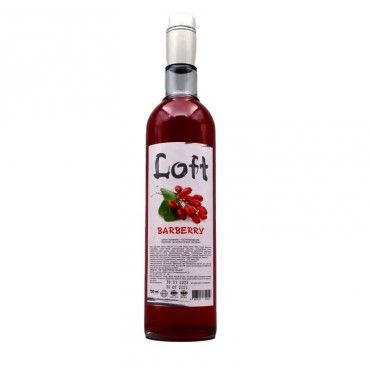 Сироп LOFT Барбарис 700 мл в стеклянной бутылке