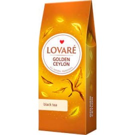 Чай чорний цейлонський середньолистовий Lovare Golden Ceylon 80 грам