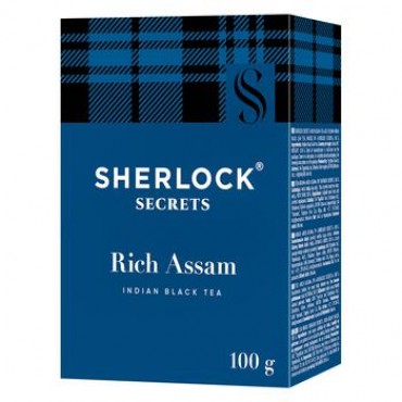 Чай Sherlock Secrets "Rich Assam" чорний індійський листовий 100 г