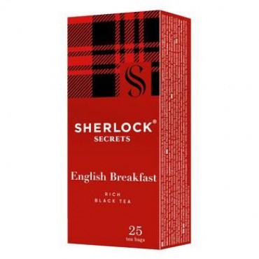 Чай Sherlock Secrets "English Breakfast" черный 25 пакетов, 50 г