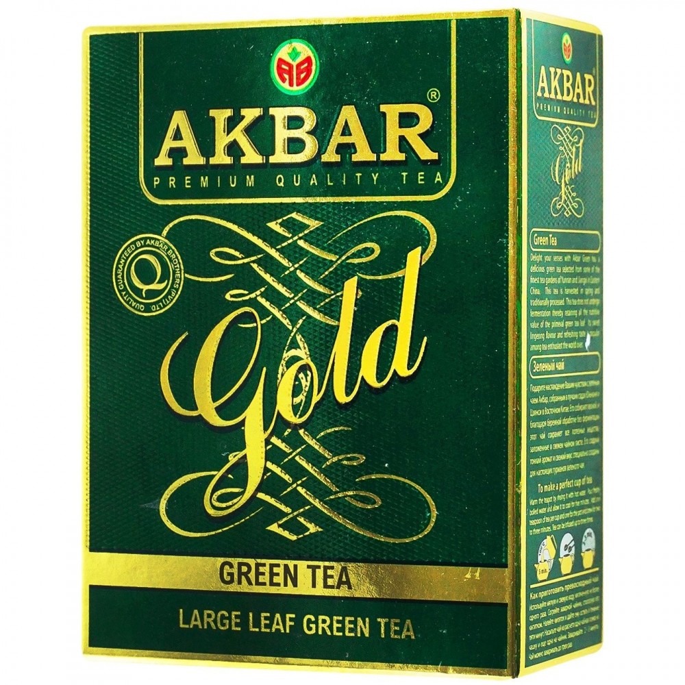 Чай Akbar Зеленое Золото 100 грамм