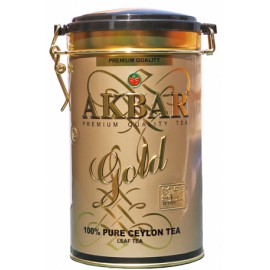 Чай Akbar Gold черный листовой 450 грамм в банке