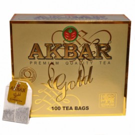 Чай Akbar Gold Черный 100 пакетов