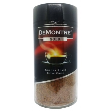 Кофе DeMontre Gold 200 грамм стекло банка