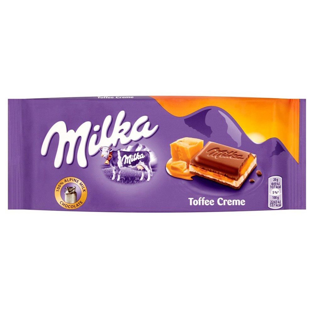 Шоколад Milka Toffee Cream 100 грам