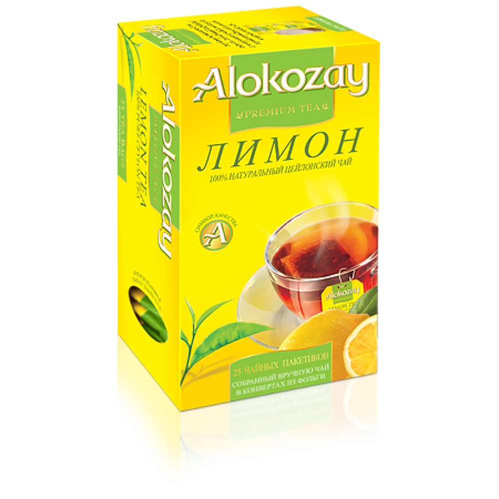 Чай "Alokozay" чорний Лимон 25 ф/п