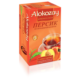 Чай "Alokozay" черный Персик 25 ф/п