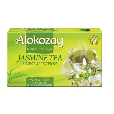 Чай "Alokozay" зеленый "Жасмин", 25 ф/п