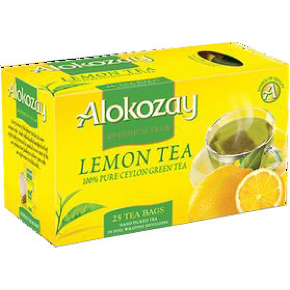 Чай "Alokozay" зелений "Лимон", 25 ф/п