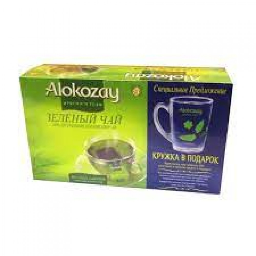 Чай "Alokozay" зелений, 100 ф/п