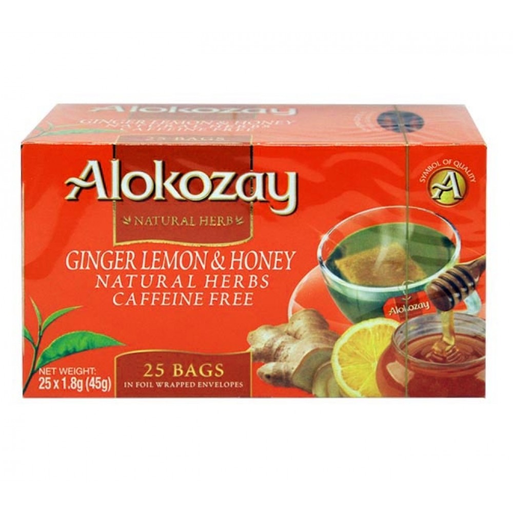 Чай "Alokozay" Імбир-Лимон-Мед, 25 ф/п