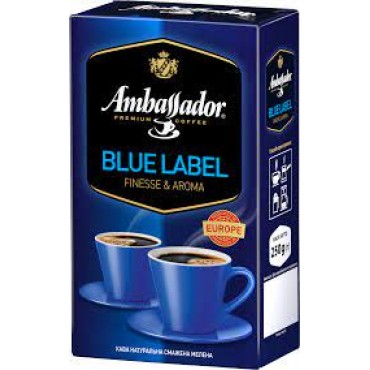 Кава "Ambassador" Blue Label, 250г мелена