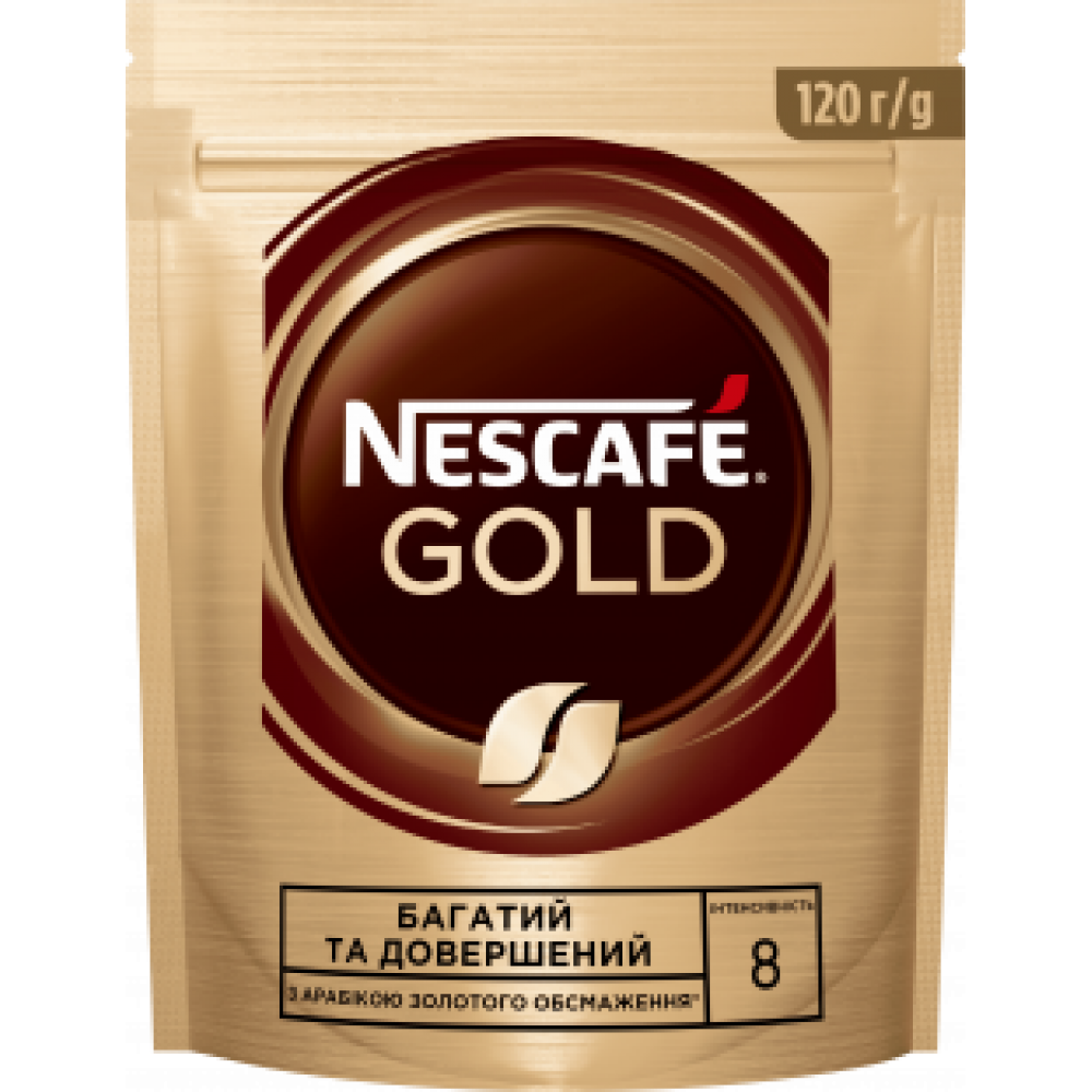 Кофе Nescafe Gold растворимый 120 грамм  м/у