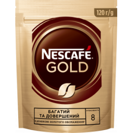 Кофе Nescafe Gold растворимый 120 грамм  м/у