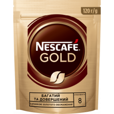 Кава Nescafe Gold розчинна 120 г м/у