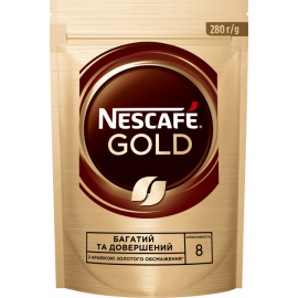 Кофе Nescafe Gold растворимый 280 грамм м/у