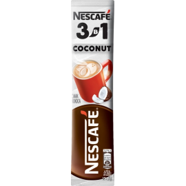 Кавовий напій NESCAFE 3-в-1 Coconut зі смаком кокосу розчинний у стиках 20 шт х 13 грам