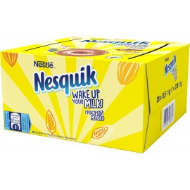 Упаковка какао-напитка Nesquik Быстрорастворимый в стиках 13.5 г х 28 шт
