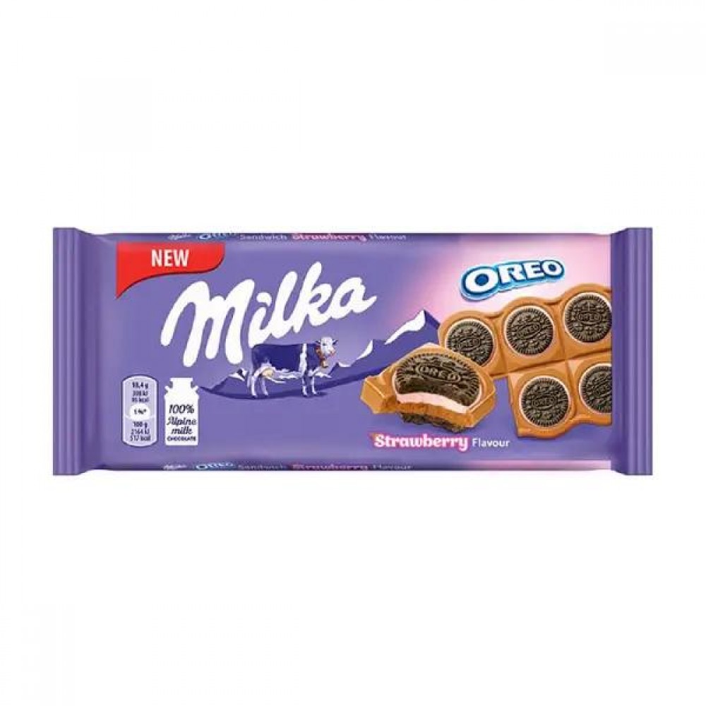 Шоколад Milka OREO Strawbarry 92 грамма