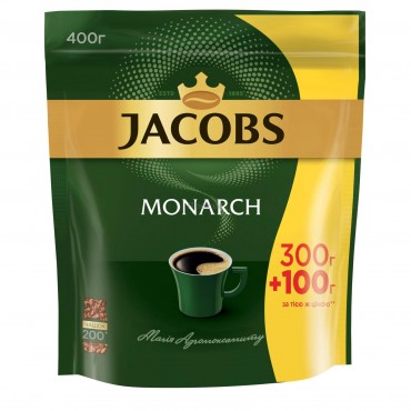 Кофе "Jacobs" Monarch 400 грамм м/у