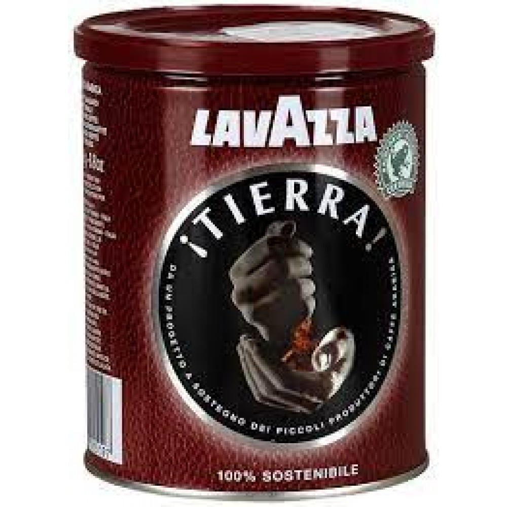 Кофе Lavazza Tierra 250 грамм молотый, ж/б