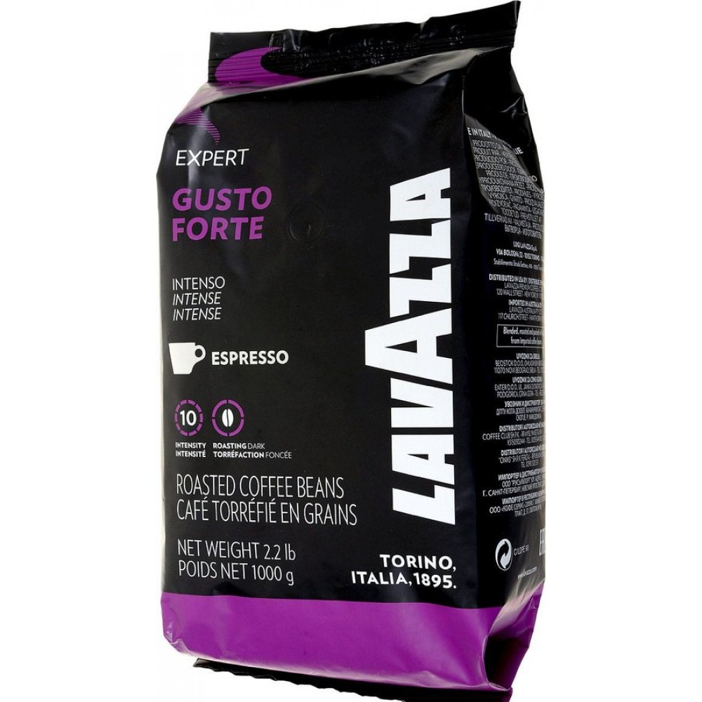 Lavazza Gusto Forte Vending кофе в зернах 1 килограмм
