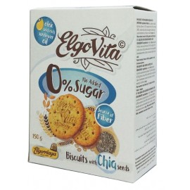 Печенье без сахара с чиа Elgorriaga Elgo Vita 0% Sugar Chia 150 грамм