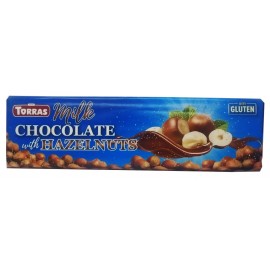 Шоколад Torras Milk Hazelnuts без глютена 300 грамм