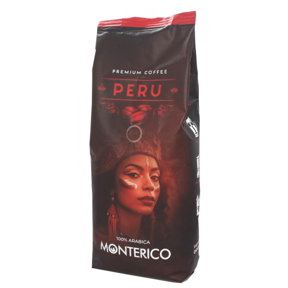 Кава Monterico Peru 100% арабіка зерно 1 кілограм