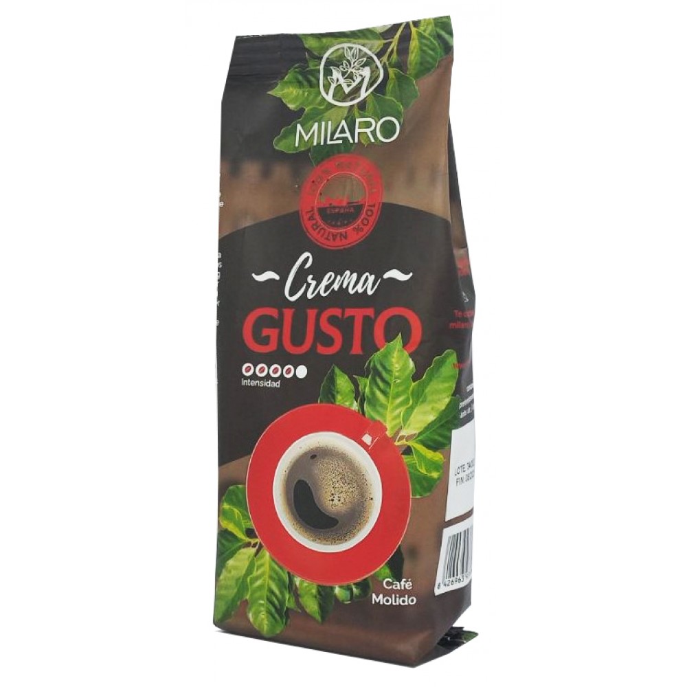 Молотый кофе Milaro Crema Gusto 250 грамм